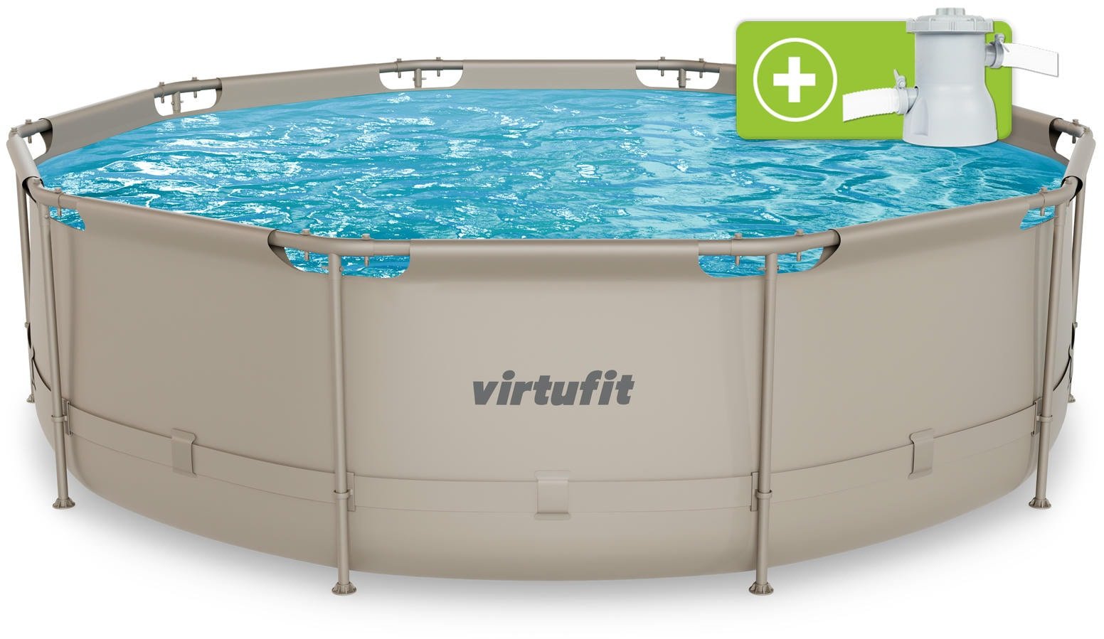 Virtufit Basen ogrodowy stelażowy VirtuFit 366x100