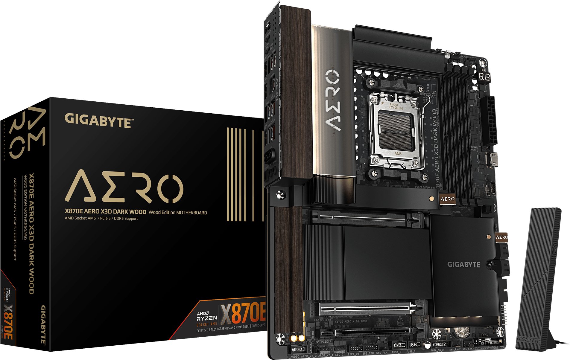 GIGABYTE X870E AERO X3D DARK WOOD/AM5/ATX