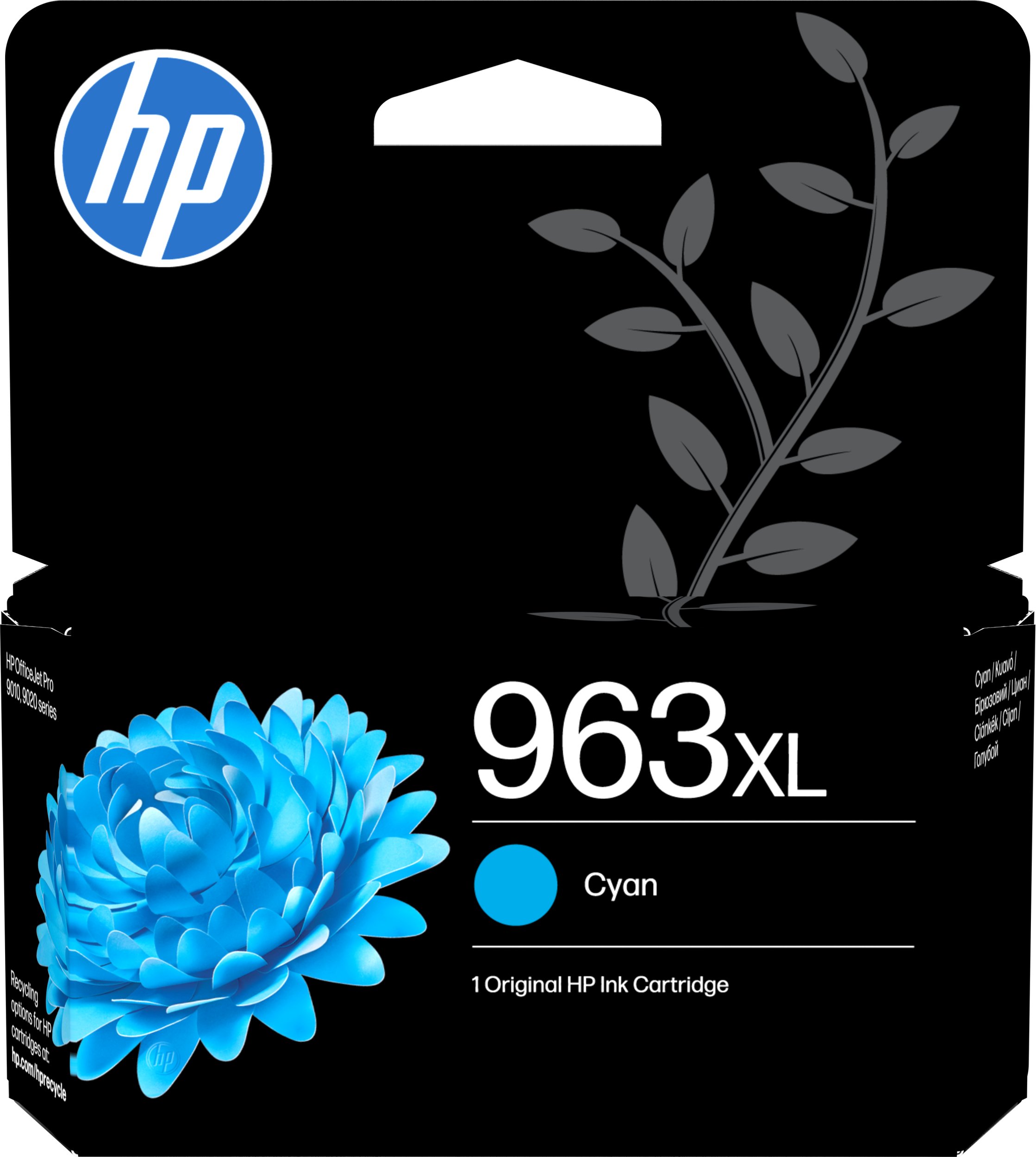 Tusz HP 963XL high yield cyan