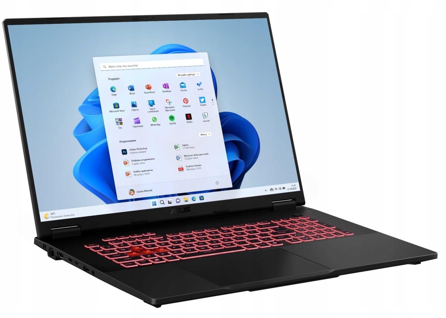 Laptop Asus TUF Gaming A18 FA808UM-S9016W