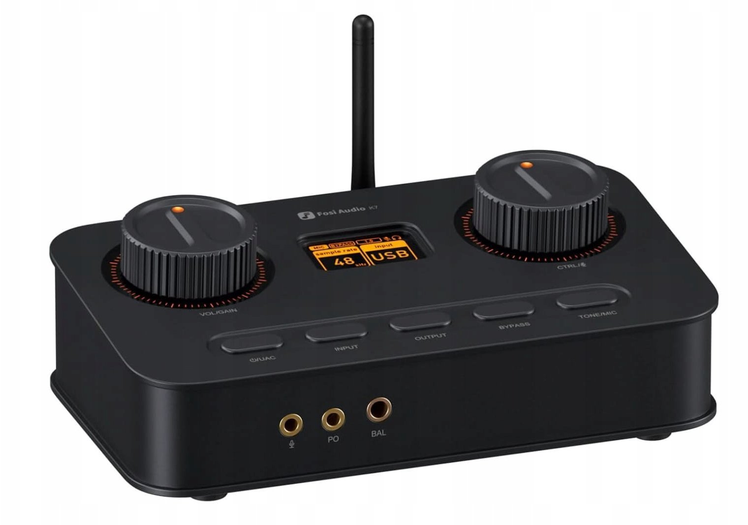 Wzmacniacz słuchawkowy Fosi Audio K7 black