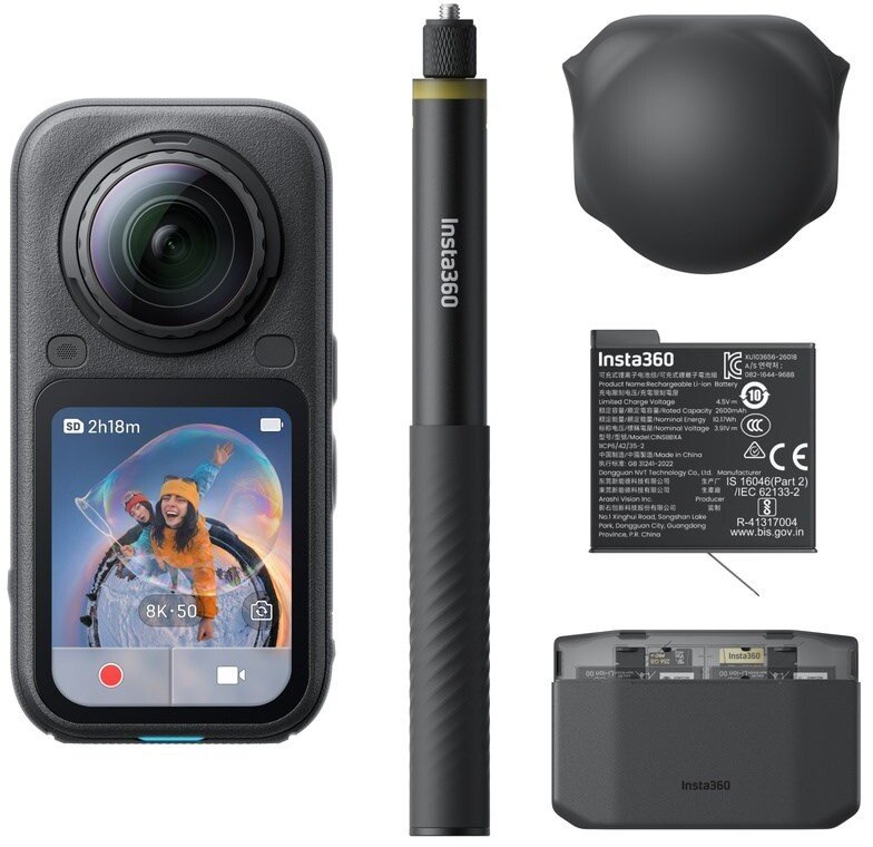 Kamera Insta360 X6 Essentials Bundle czarna