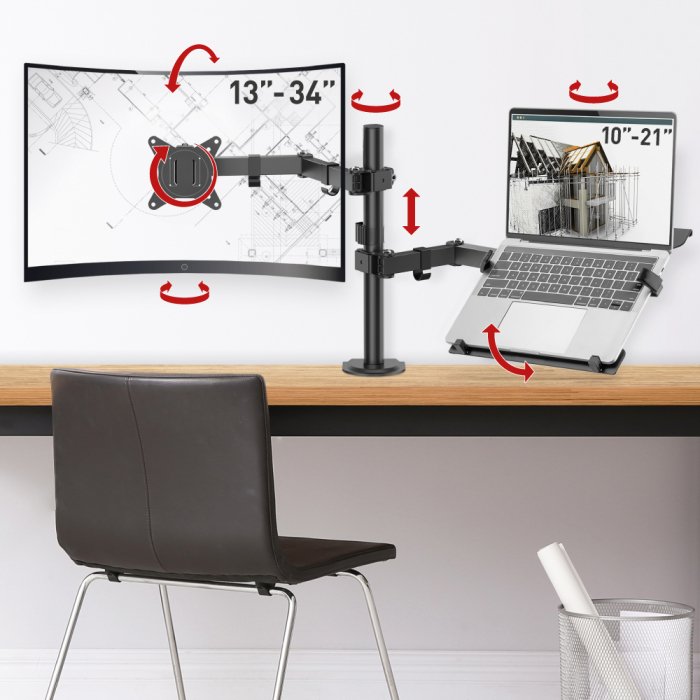 Barkan Uchwyt biurkowy na monitor 13&quot