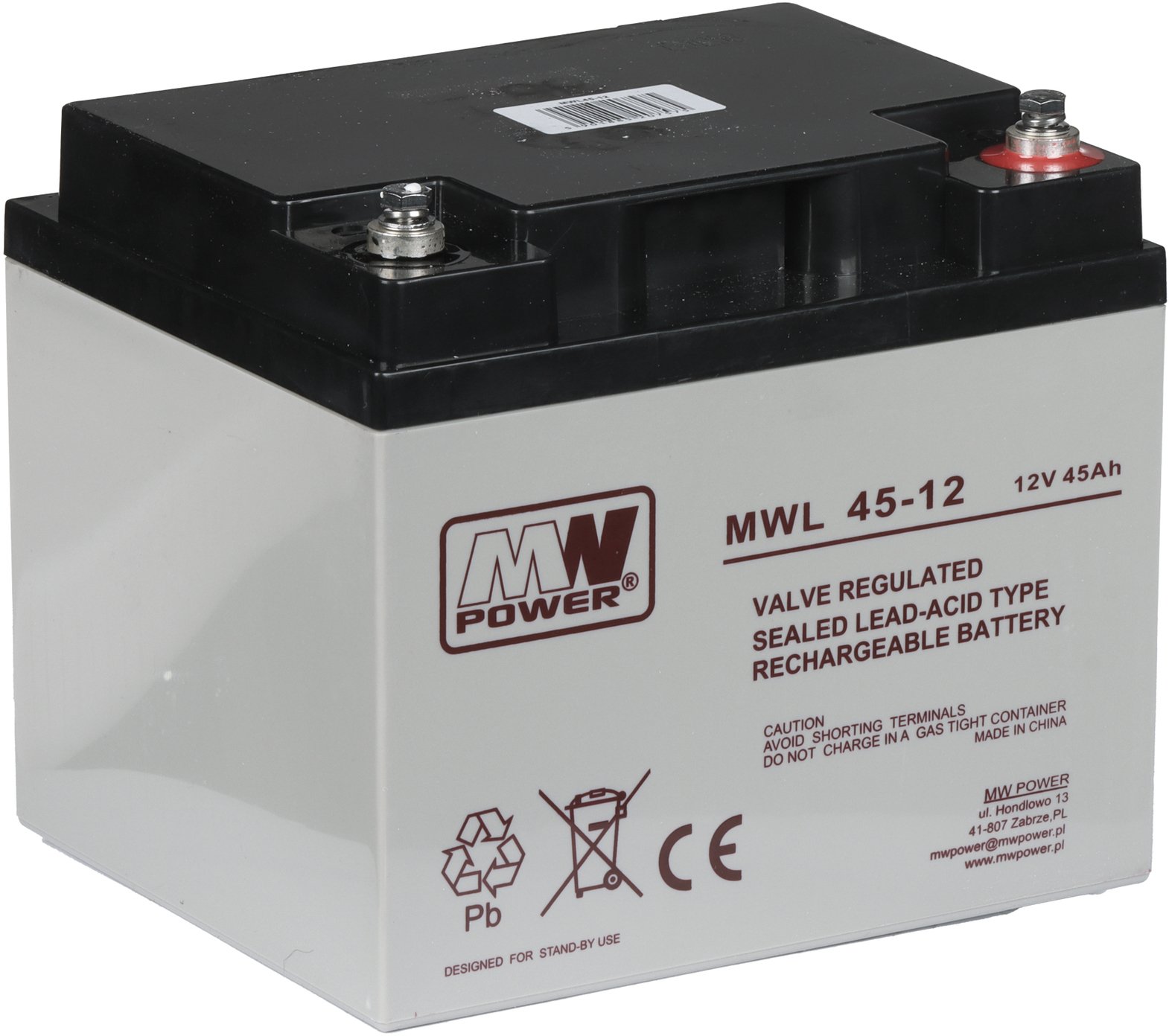 MW Power MWPower Akumulator (12V/45AH-MWL) |