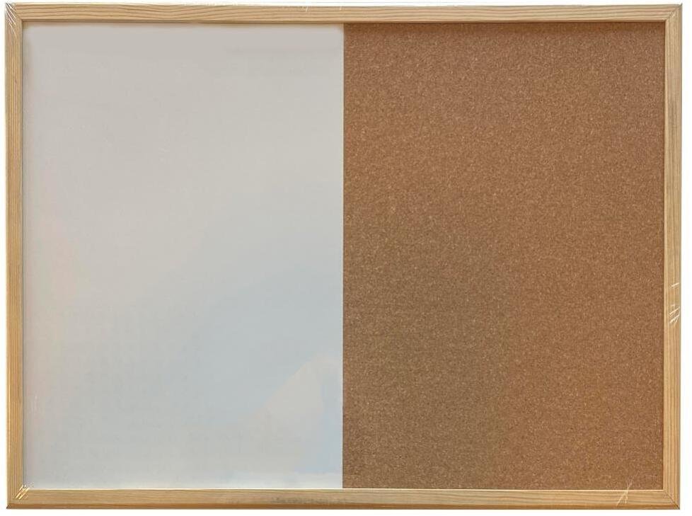 Bnt Office Tablica korkowa/biała 40x60cm, drewniana
