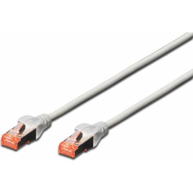 Digitus RJ-45/RJ-45, kat.6, S/FTP, szary