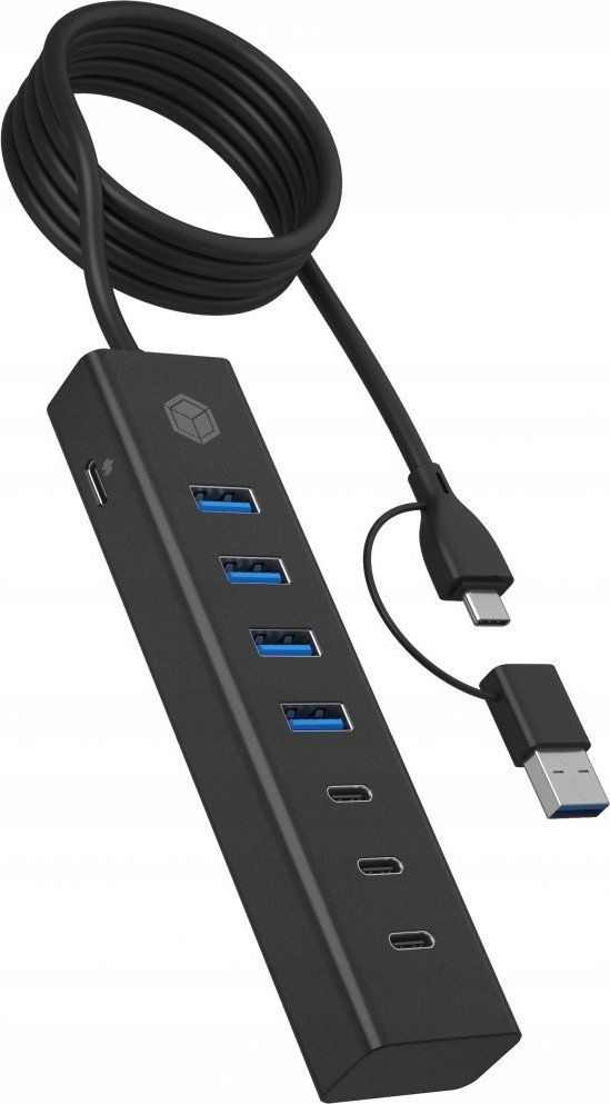 ICY BOX IB-HUB1737-C3 7-Port USB 3