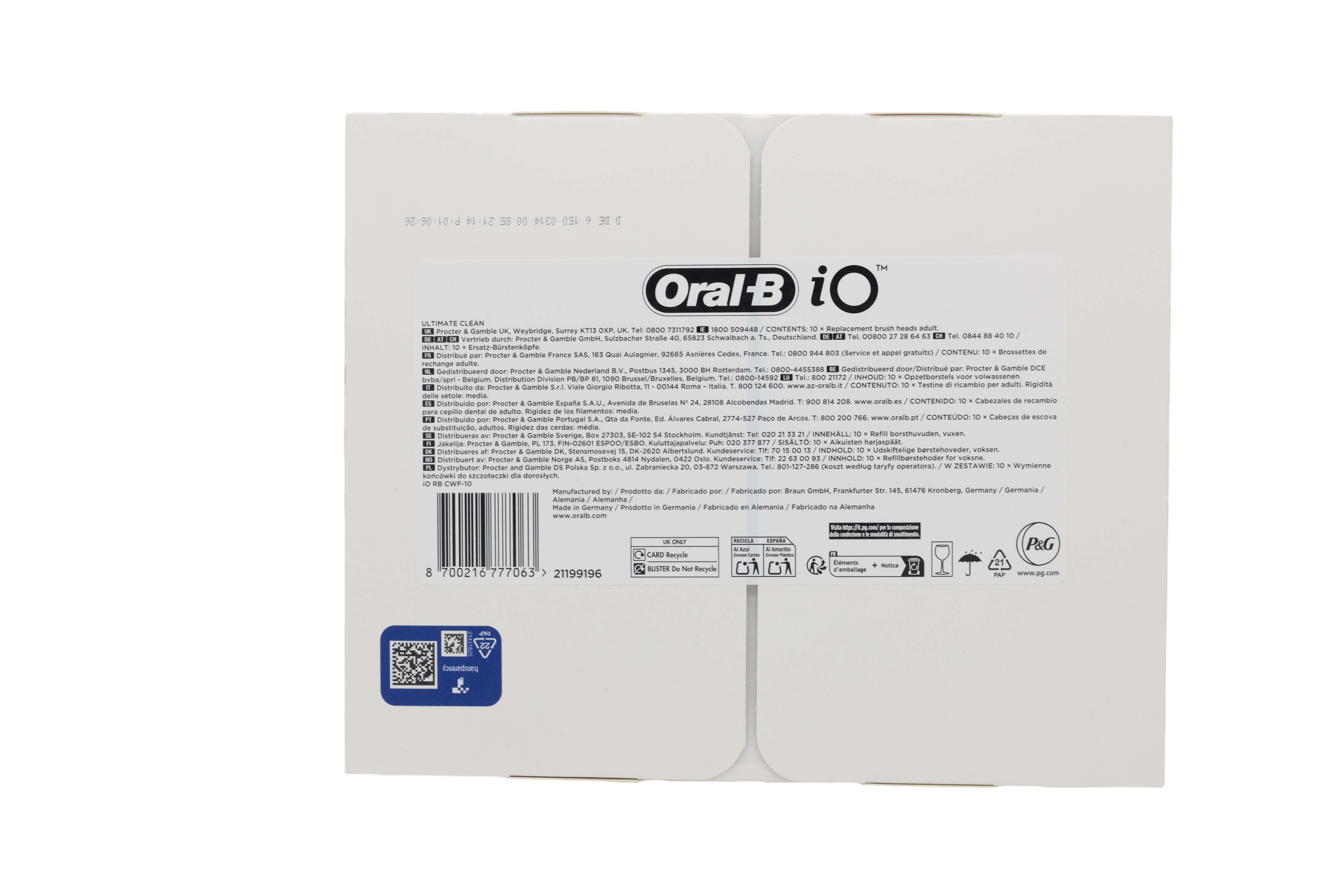 Braun Oral-B iO Aufsteckbürsten Ultimative Reinigung