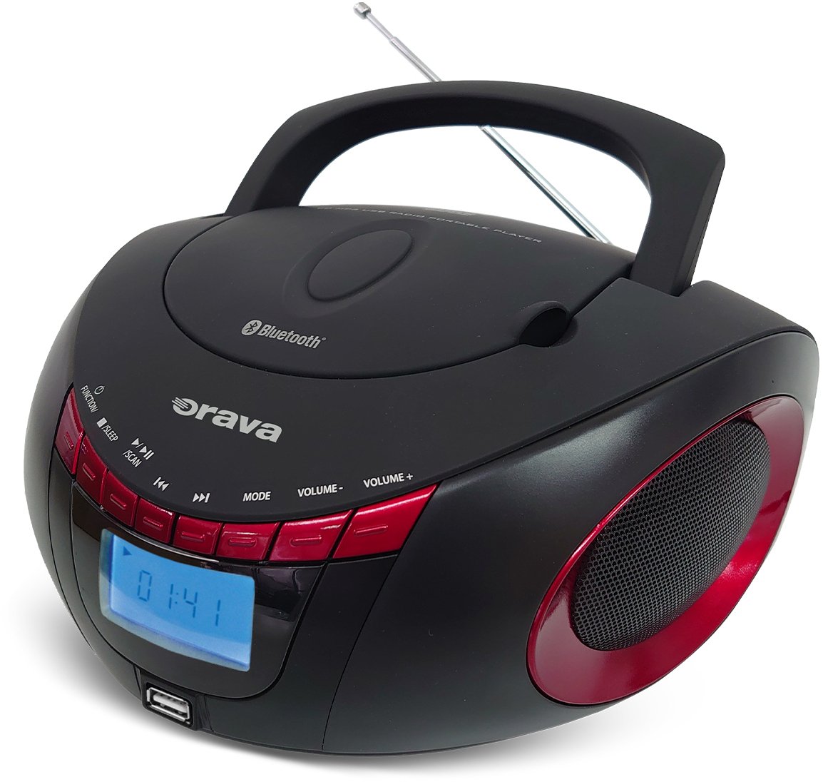 Radioodtwarzacz Luvianta Orava RCD-813 R Przenośny