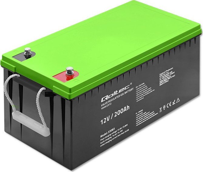 Qoltec Akumulator żelowy | 12V |