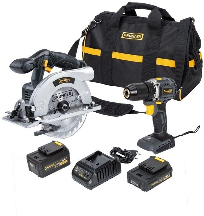 Zestaw narzędzi Grunder Tool set 18V