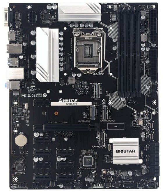 Biostar TZ590-BTC motherboard | TZ590-BTC |