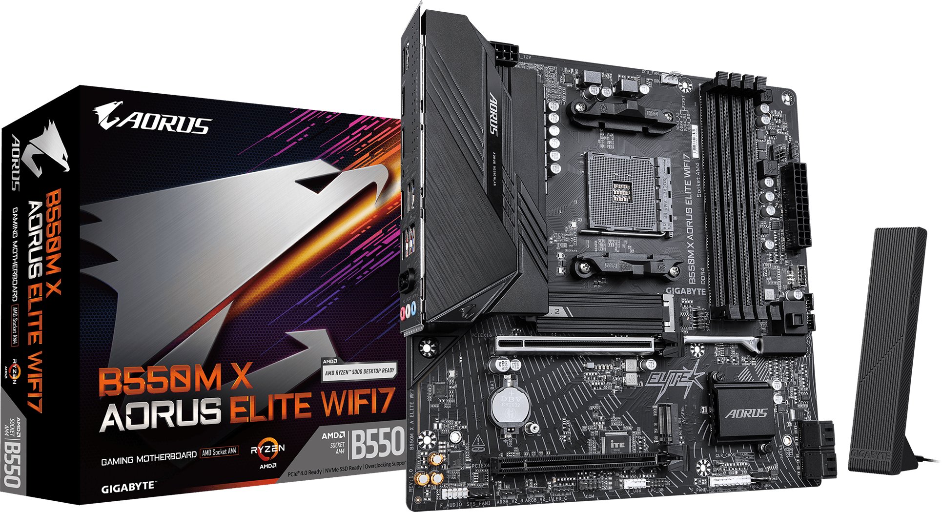 Gigabyte B550M X AORUS ELITE WIFI7/AM4/mATX