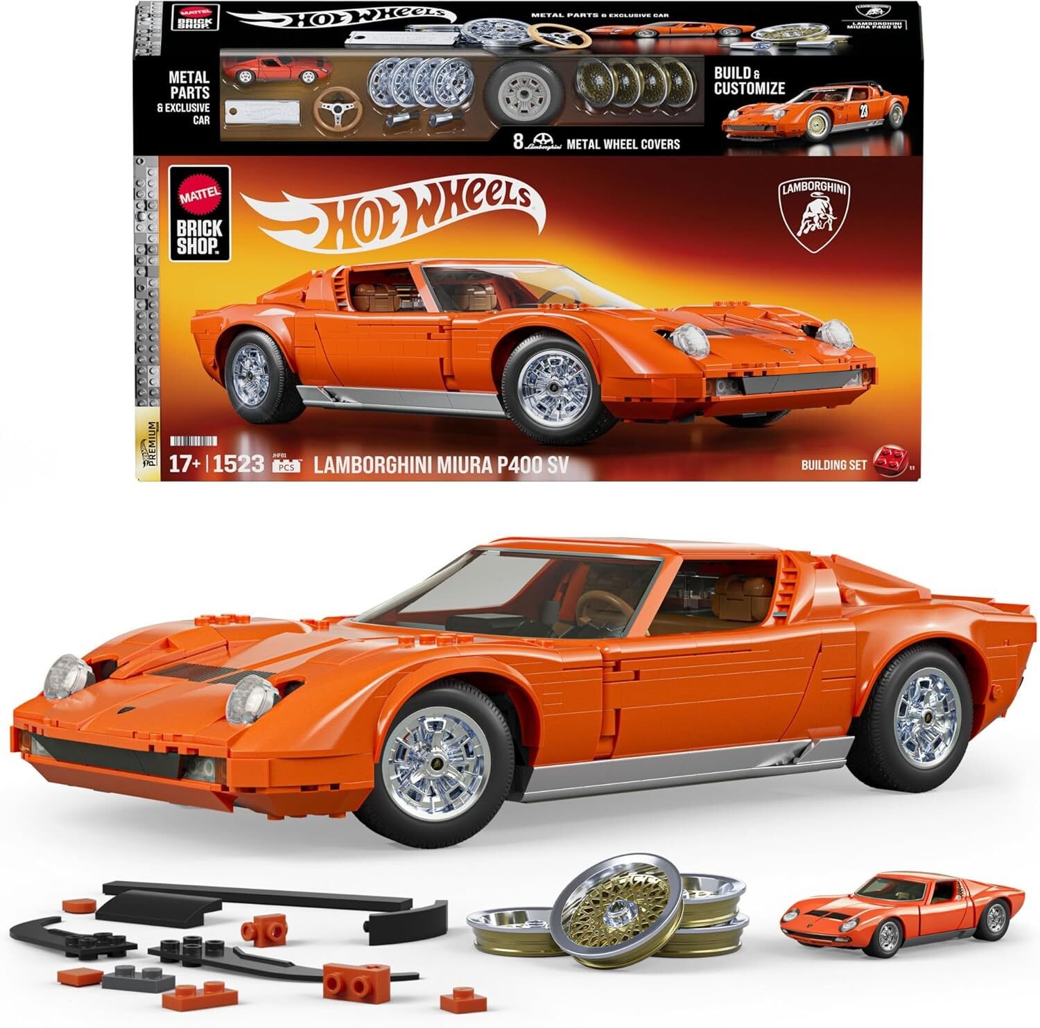 Mattel Brick Shop Klocki Hot Wheels