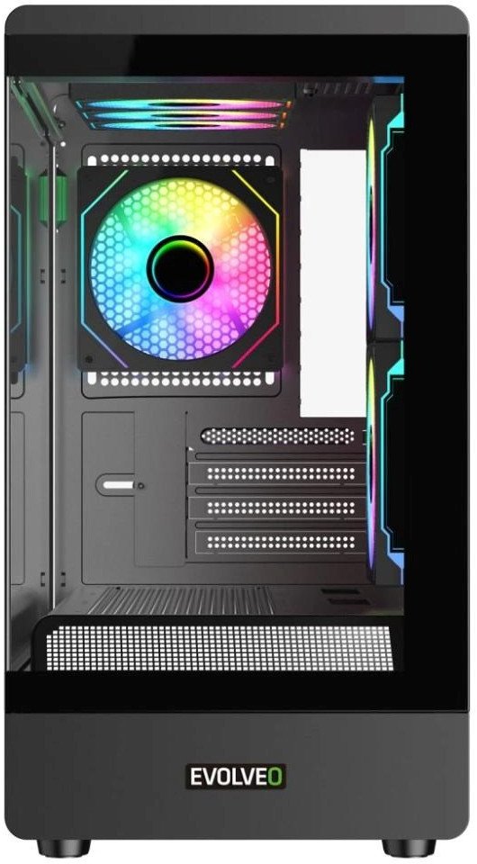 EVOLVEO Ursus, skriňa mATX, 6x ARGB