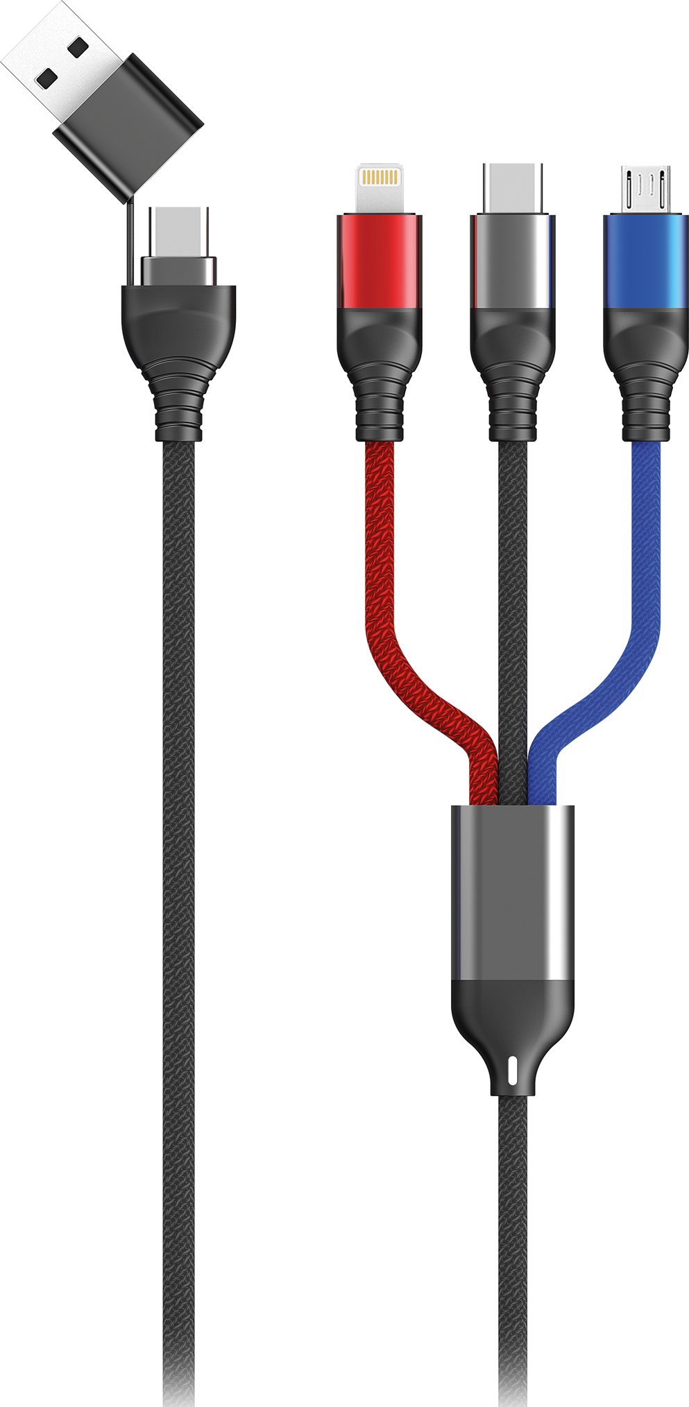 Kabel USB 2GO USB-A + USB-C
