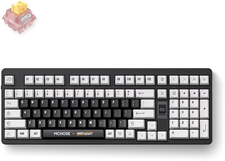 Klawiatura MCHOSE UT98 Outemu Silent Peach
