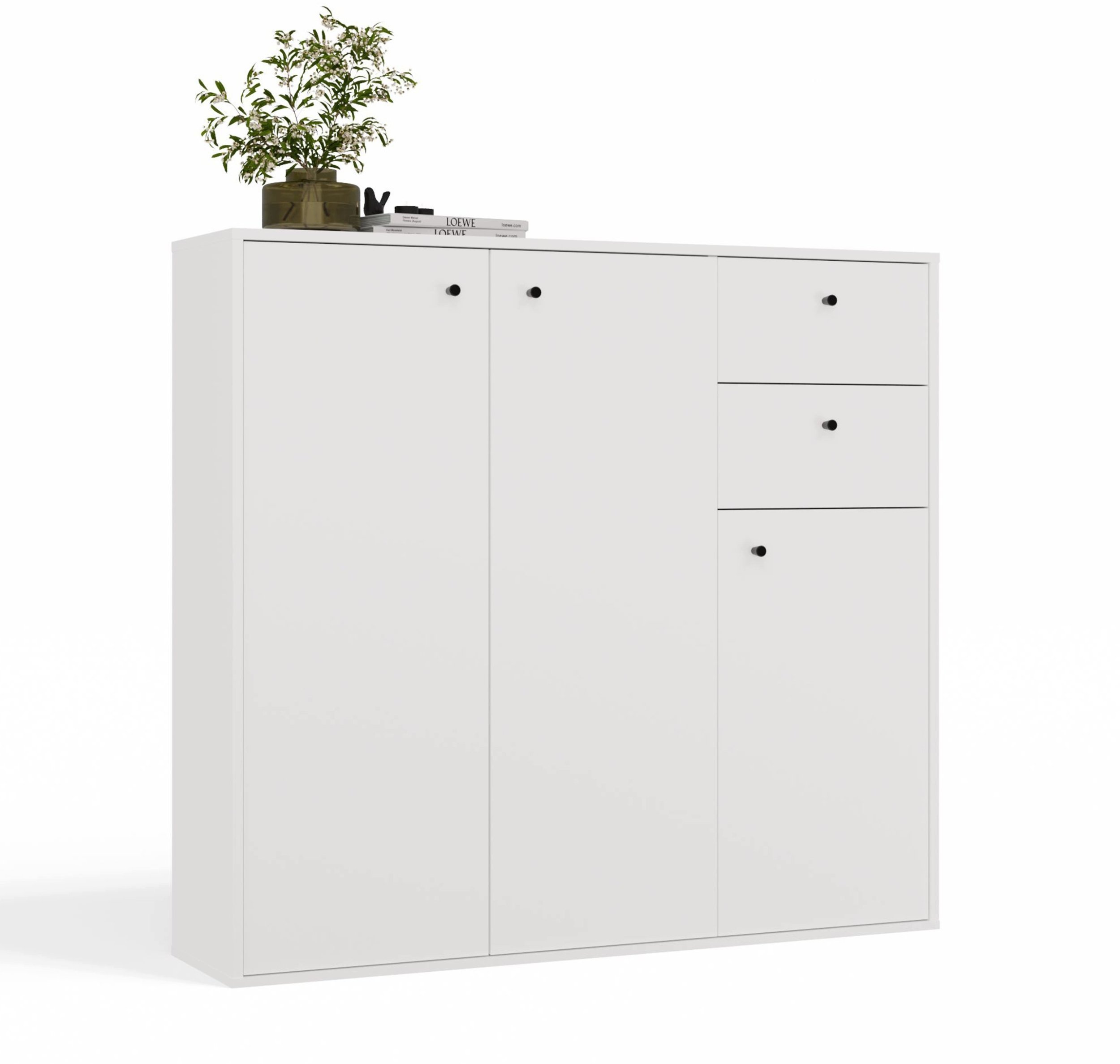 Meblar Komoda FRAN biały 120 Cm