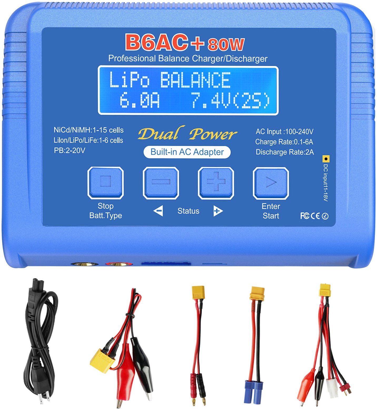 Ładowarka Eurokomp Ładowarka balansująca B6AC+ 80W