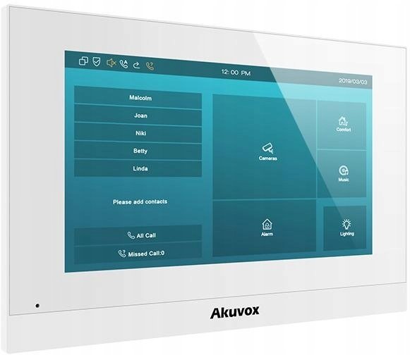 Akuvox Monitor wideodomofonu AKV-C313W-W (42285) |