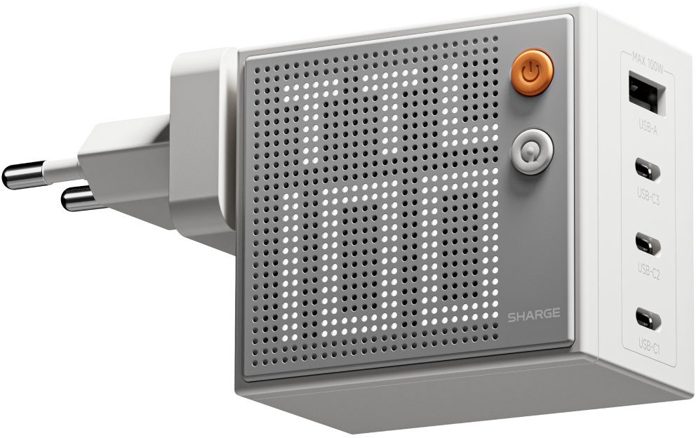 Ładowarka PowerNeed SHARGE Pixel 100 GaN