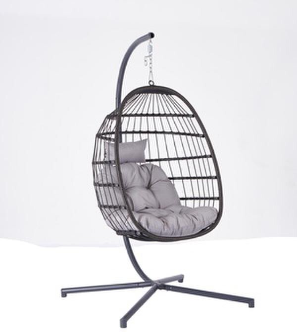 Domoletti Hanging chair grey | 4772013454182