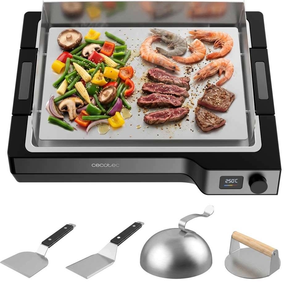 Grill elektryczny Cecotec Grill/plancha Teppanyaki Steel
