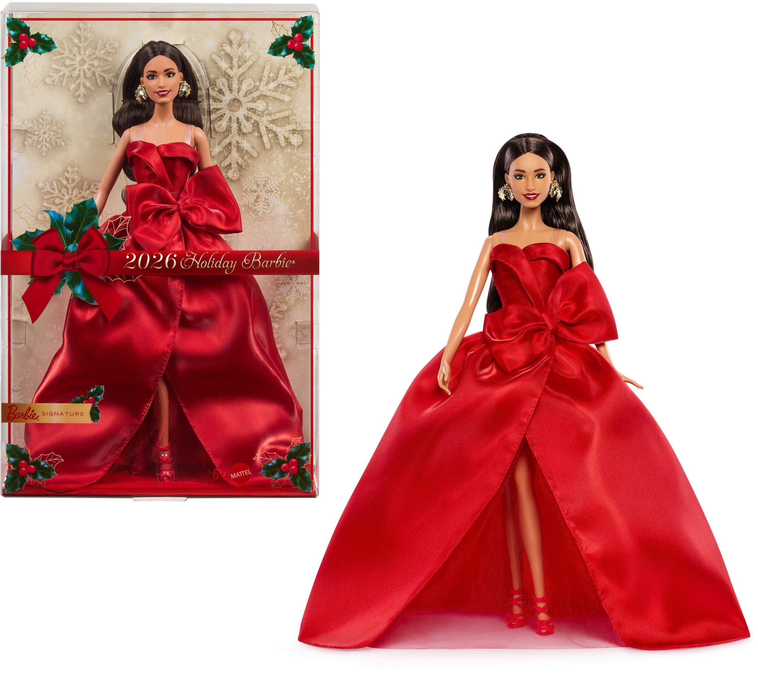 Lalka Barbie Mattel Signature Świąteczna Lalka