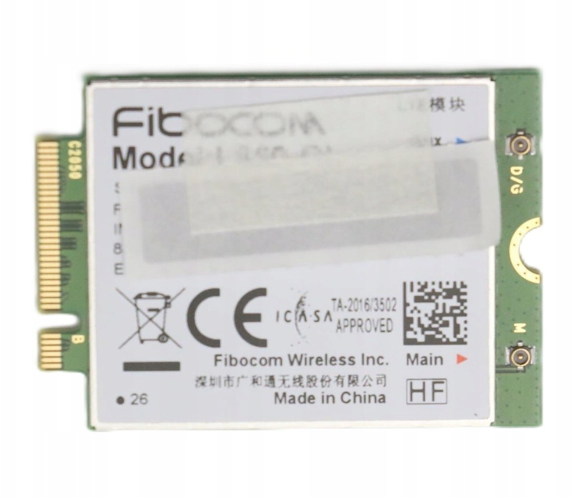 Lenovo Fibocom L850-GL Wireless WAN |