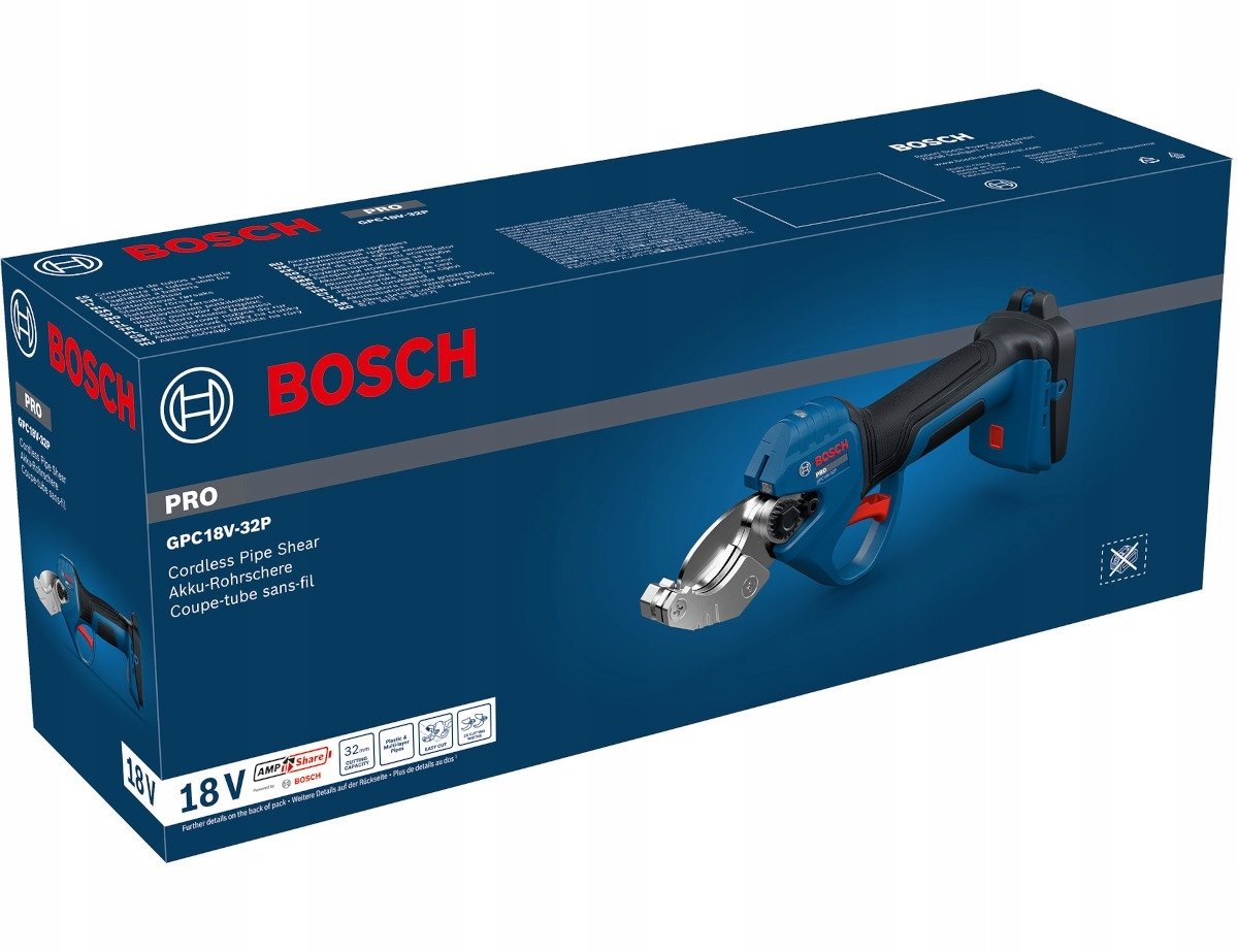 Bosch Cordless Pipe Shear GPC18V-32P (06019S2000)