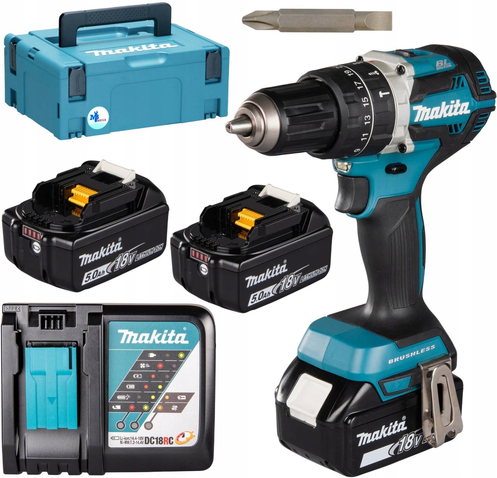 Wiertarko-wkrętarka Makita DHP484RT3J 18 V 3