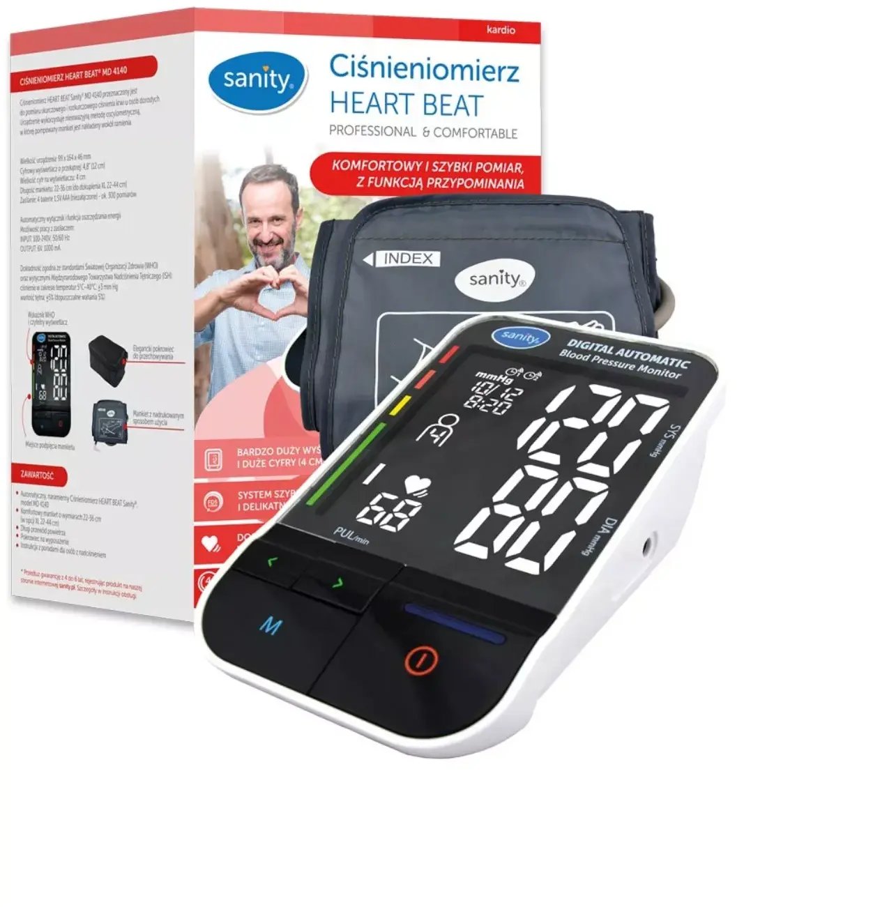 Ciśnieniomierz Hi-Tech Medical SANITY_Heart Beat MD