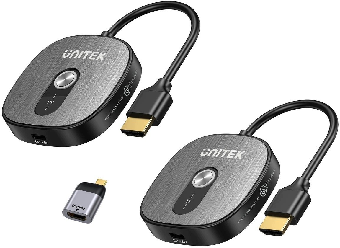 UNITEK WIRELESS TRANSMITTER HDMI 4K &