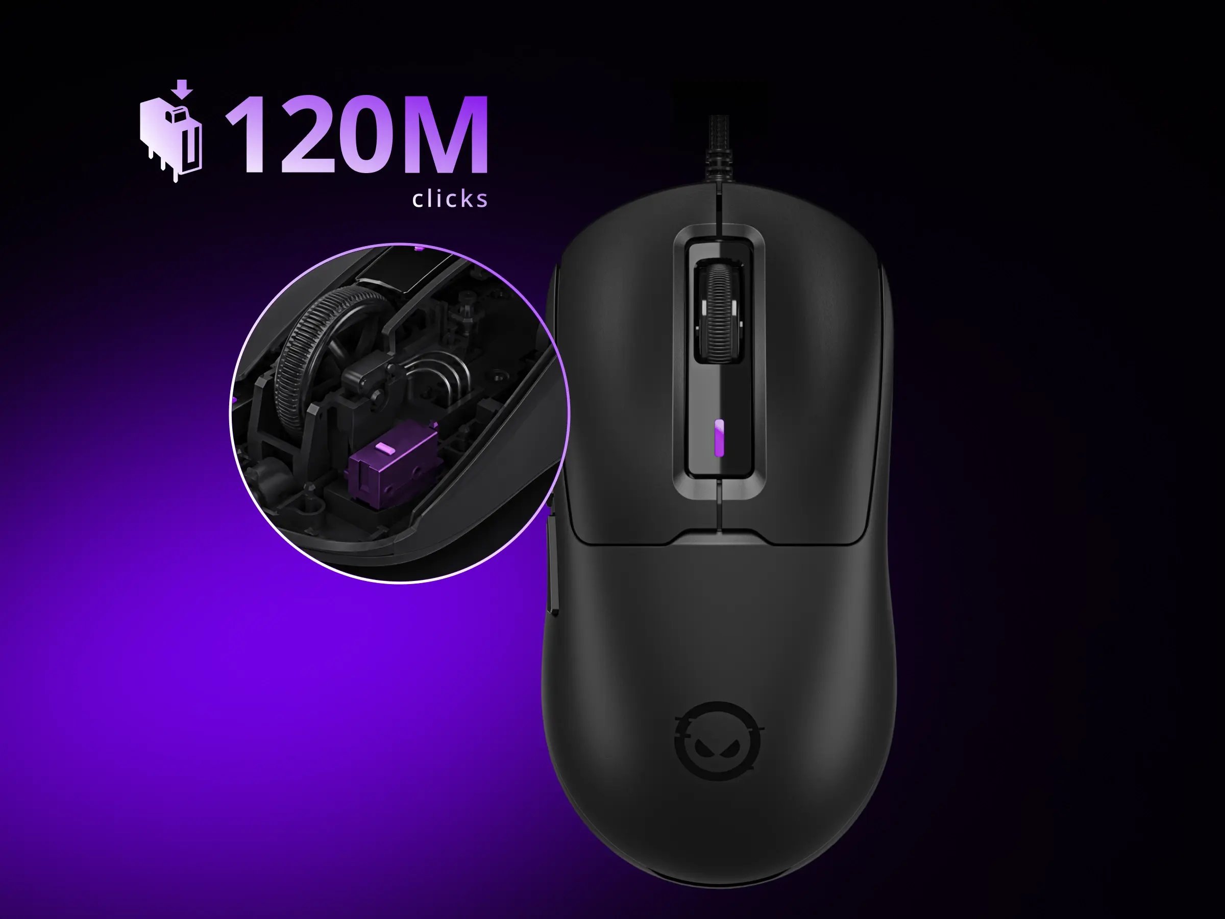 Mysz Lorgar Gaming wired mouse, Pixart