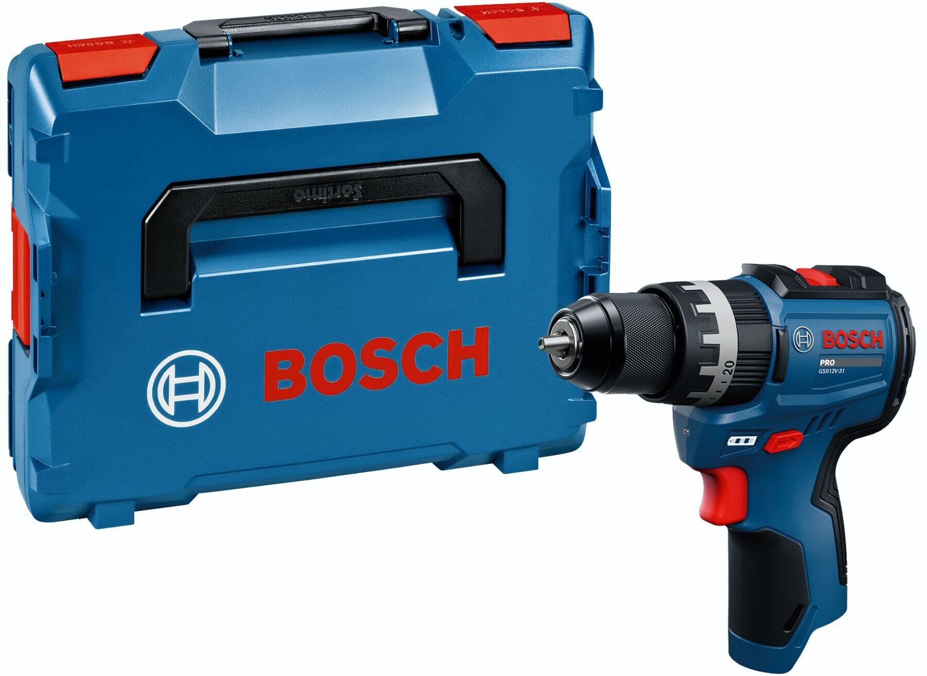 Wiertarko-wkrętarka Bosch Udarowa akumulatorowa GSB12V-31 (solo
