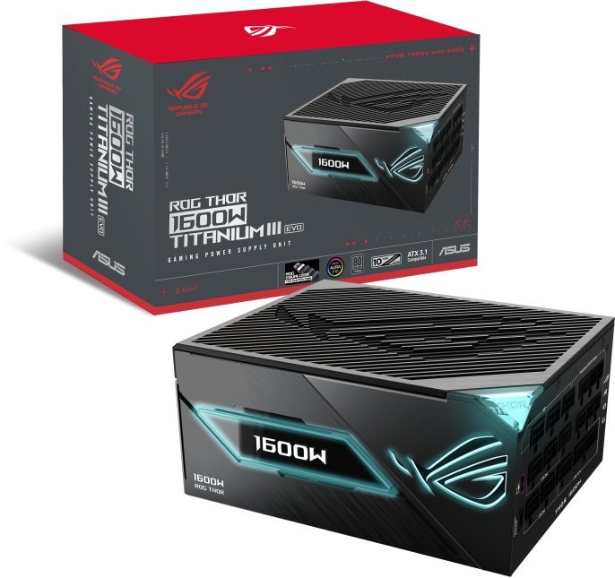 Zasilacz Asus ROG -THOR-1600T3-GAMING-EVO moduł zasilaczy