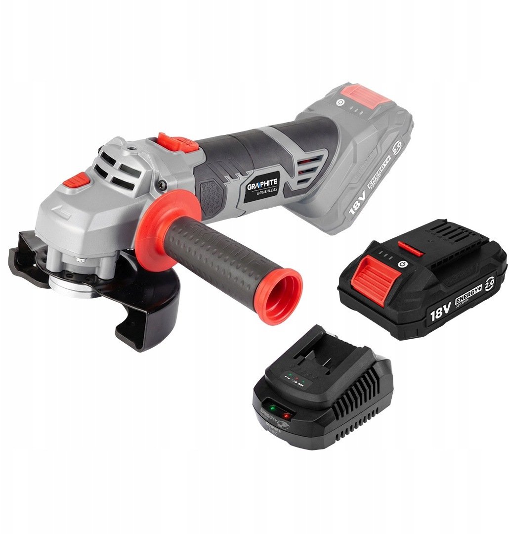 Szlifierka Graphite Kątowa akumulatorowa Energy+ 18V