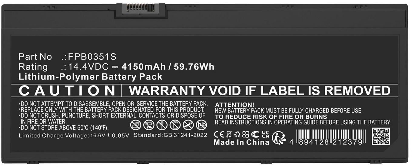 Bateria PurePower Laptop Battery for Fujitsu