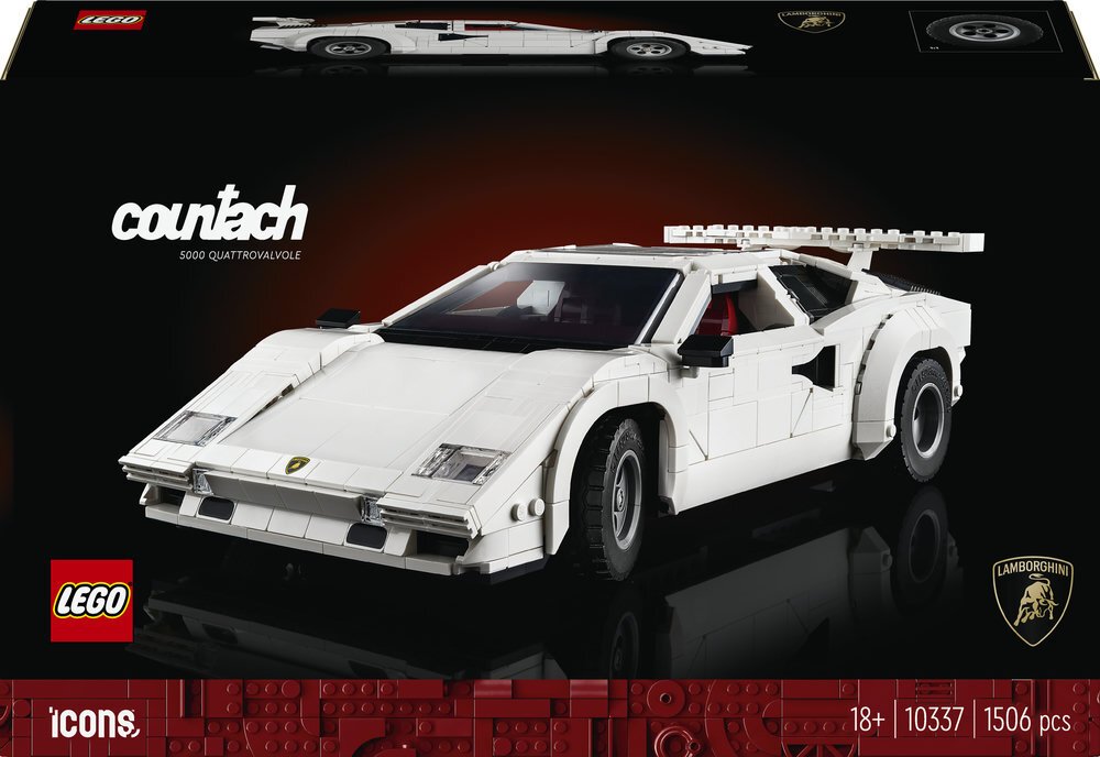 LEGO Icons Lamborghini Countach 5000 Quattrovalvole
