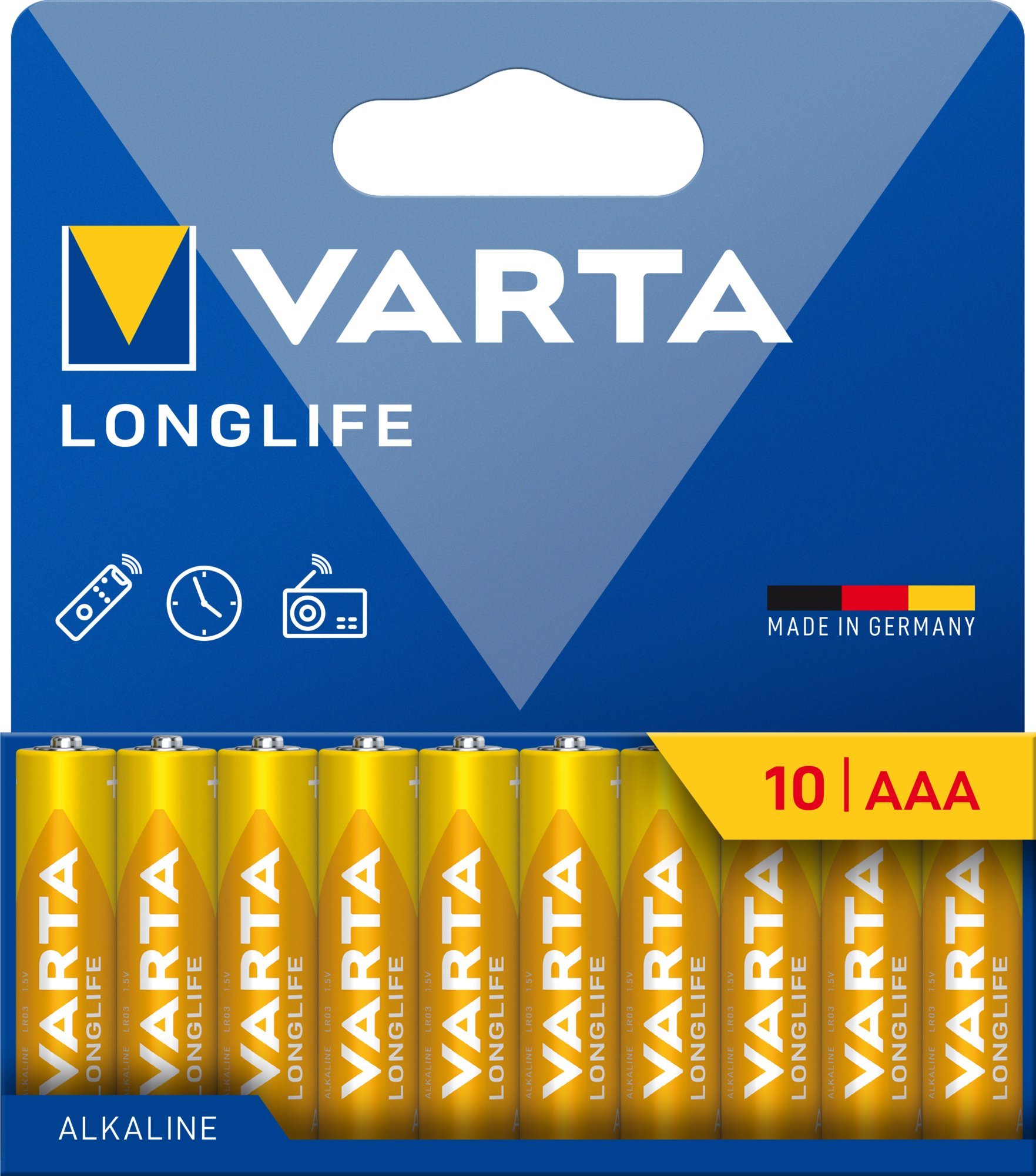 Varta Bateria LONGLIFE AAA NOWA 10St