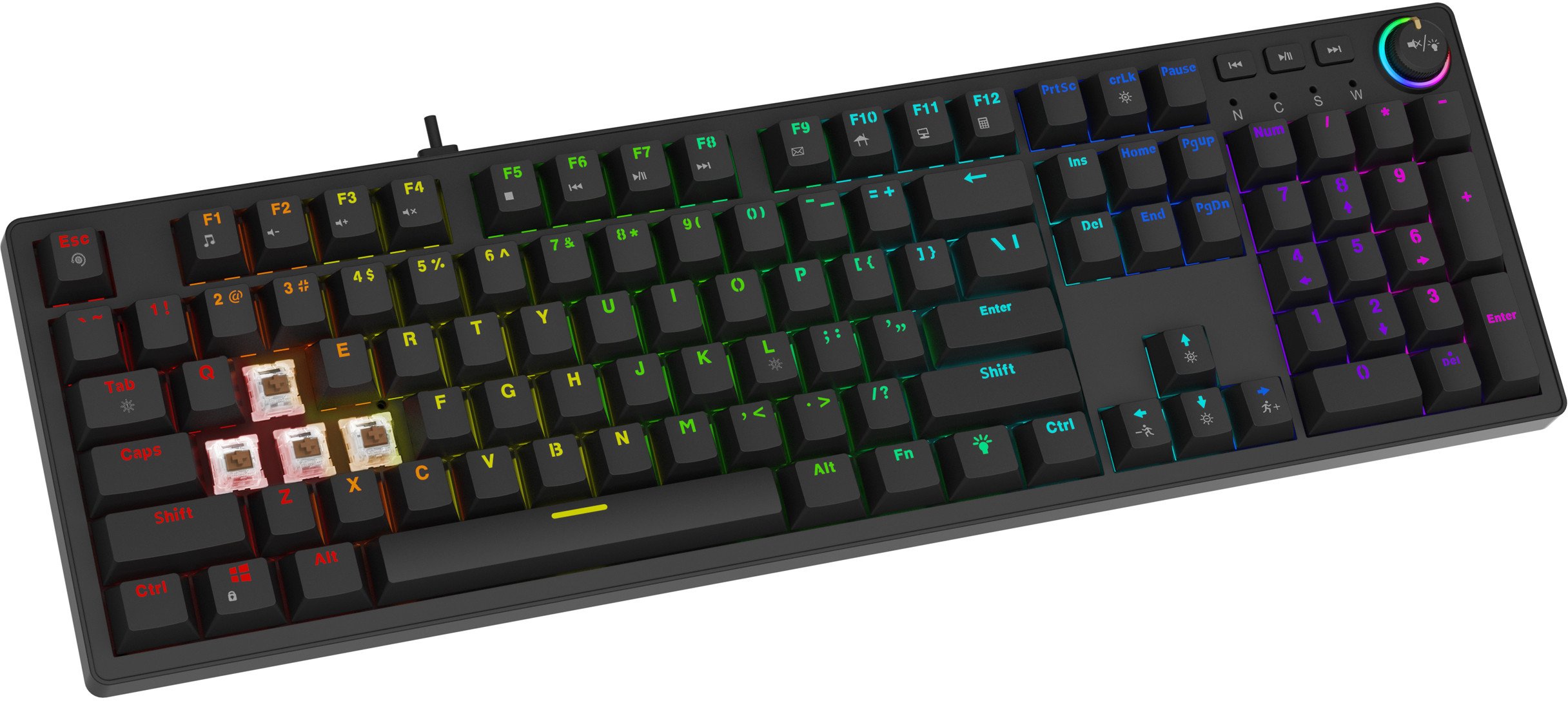 SAVIO STYX Mechanical Keyboard Outemu Brown