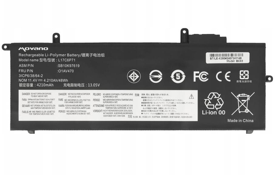 Bateria Movano Bateria Movano do Lenovo