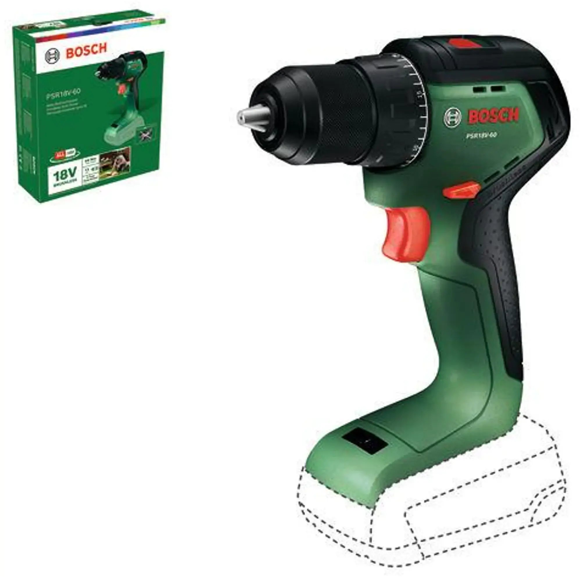 Bosch Akum. Wkrętak PSR18V-60 (06039D7200) |