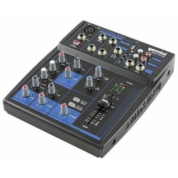 Gemini Sound GEM-05USB 5 Channel Analog