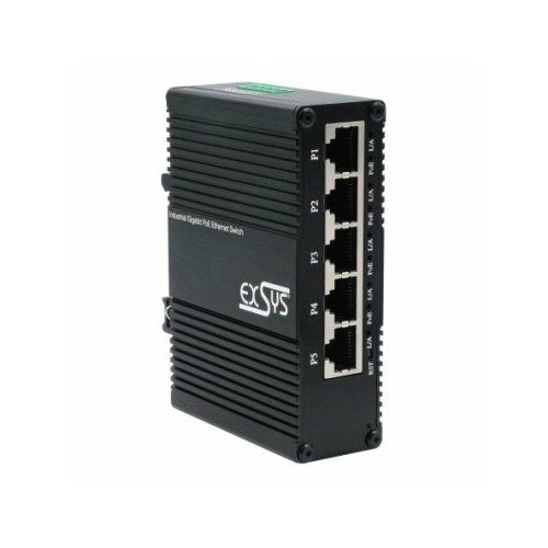Switch Exsys EX-62030MPOE miniaturowy 5-portowy przemysłowy