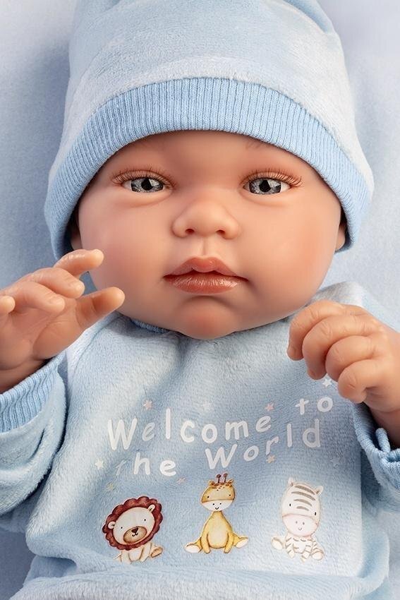 Llorens Lalka Tino z kocykiem 43cm