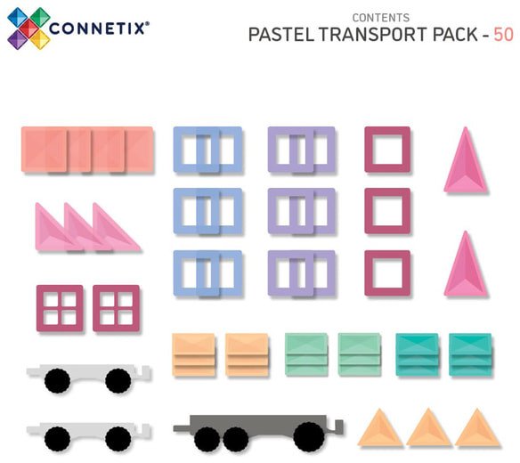 Teka CONNETIX Pastel Transport Pack 50
