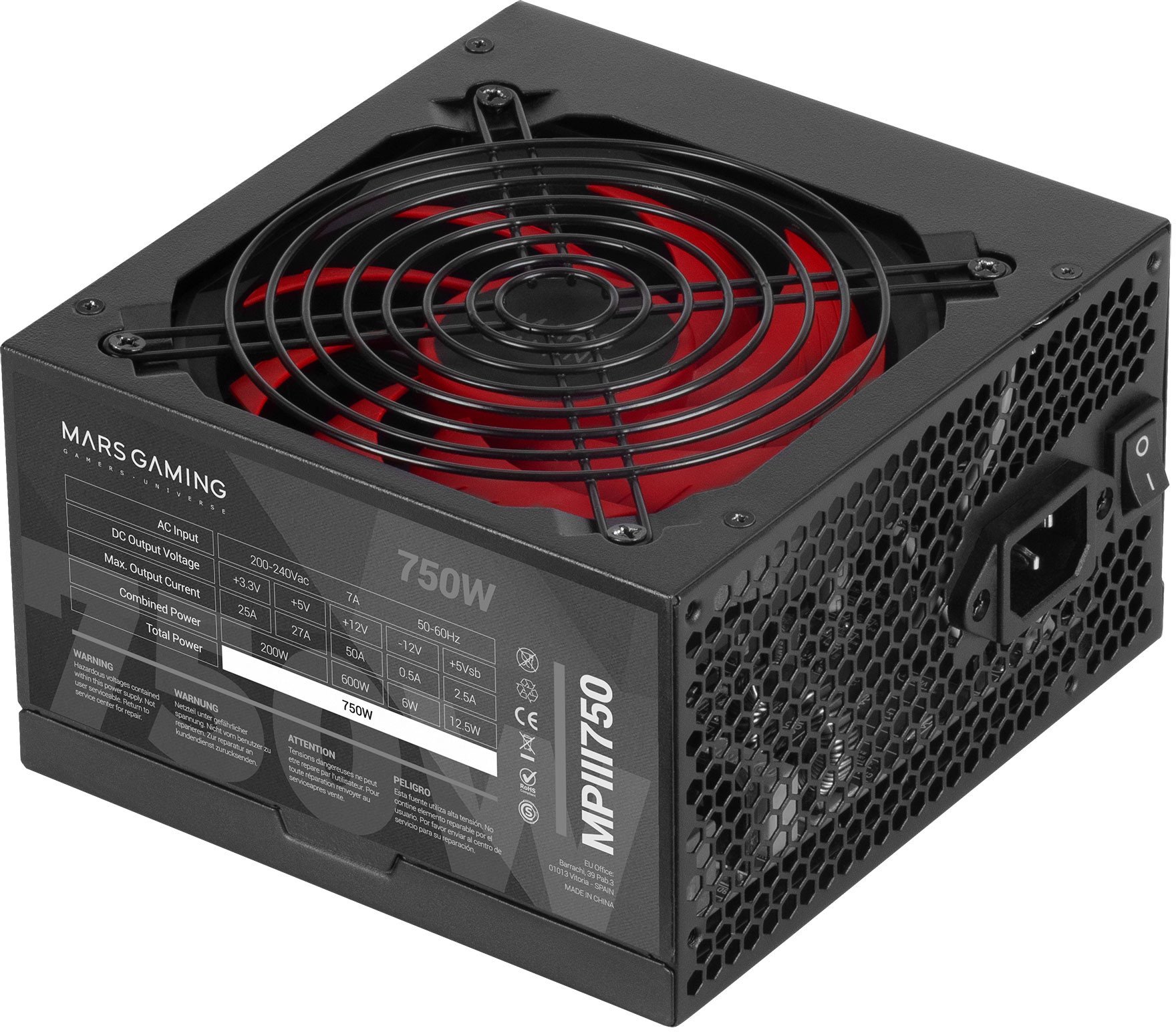 Zasilacz Mars Gaming Mars Gaming MPIII750