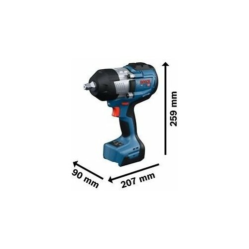 Klucz udarowy Bosch GDS18V-1400 (solo, L)