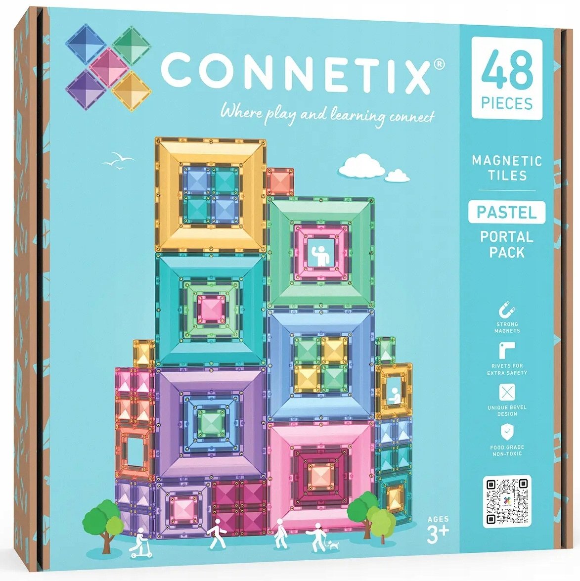 Teka Connetix Pastel Portal Pack 48
